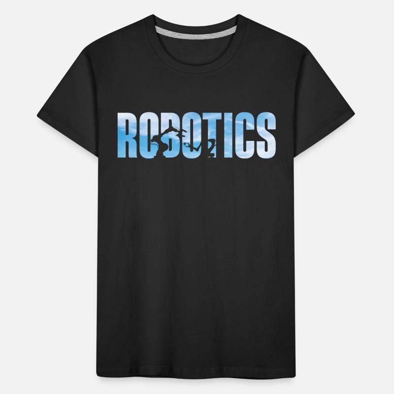 Robot Robotics Engineer Robotics Kinder Premium Bio T-Shirt