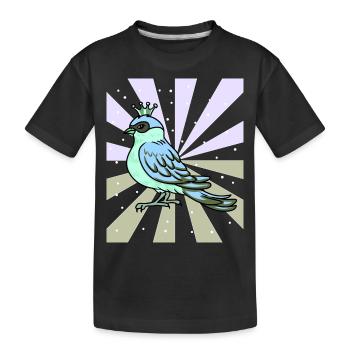 Wildlife Fantasy Oiseau Cadeau de Noël Enfant - T-shirt bio Premium Enfant - noir - Devant