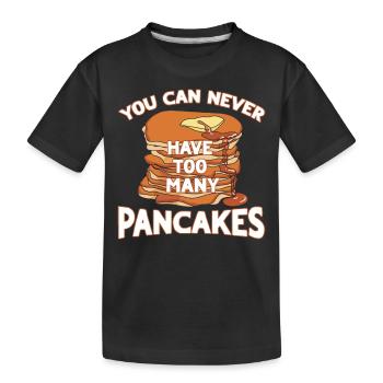 Pfannkuchen Food Lover Best Pancake Maker - Kinder Premium Bio T-Shirt - Schwarz - Vorne