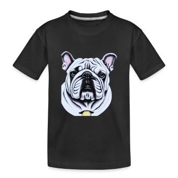 Bulldog - T-shirt bio Premium Enfant - noir - Devant