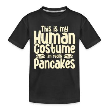 Pfannkuchen Food Lover Best Pancake Maker - Kinder Premium Bio T-Shirt - Schwarz - Vorne