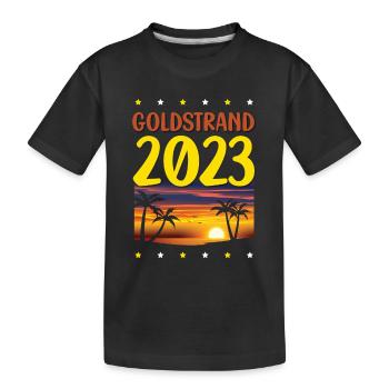 Sables d’or 2023 (Garantie du prix le plus bas) - T-shirt bio Premium Enfant - noir - Devant