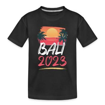 Bali 2023 - T-shirt bio Premium Enfant - noir - Devant