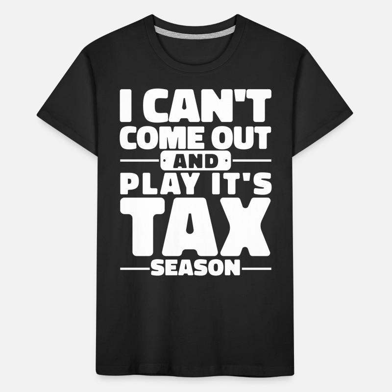 Comptable Donation Comptabilité Impôt CPA T-shirt bio Premium Enfant