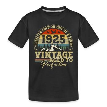 1925 Vintage Anniversaire Citation Cadeau Original - T-shirt bio Premium Enfant - noir - Devant