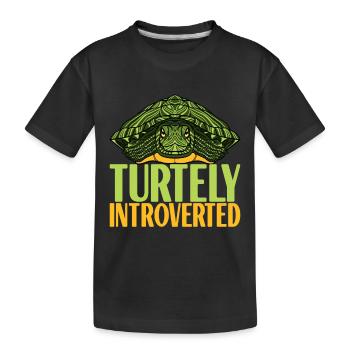 Turtle Turtle Aquatic turtle - Kids' Premium Organic T-Shirt - black - Front