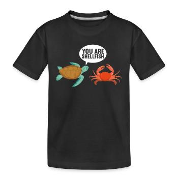 Turtle Turtle Aquatic turtle - Kids' Premium Organic T-Shirt - black - Front