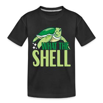Turtle Turtle Aquatic turtle - Kids' Premium Organic T-Shirt - black - Front