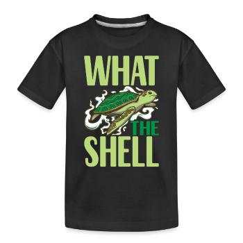 Turtle Turtle Aquatic turtle - Kids' Premium Organic T-Shirt - black - Front