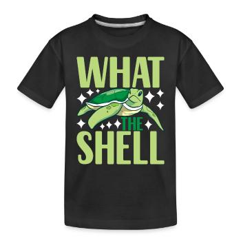 Turtle Turtle Aquatic turtle - Kids' Premium Organic T-Shirt - black - Front