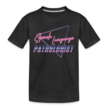 Speech Therapist Therapy Assistant - Kinder Premium Bio T-Shirt - Schwarz - Vorne