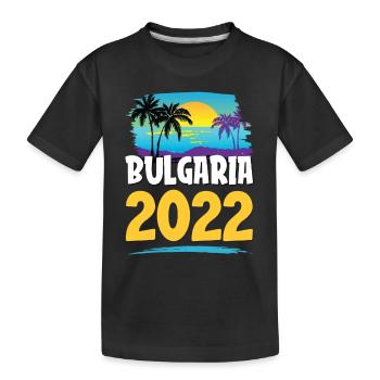 Bulgarie 2023 - T-shirt bio Premium Enfant - noir - Devant