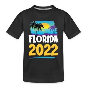 Floride 2023 - T-shirt bio Premium Enfant - noir - Devant