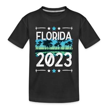 Floride 2023 - T-shirt bio Premium Enfant - noir - Devant