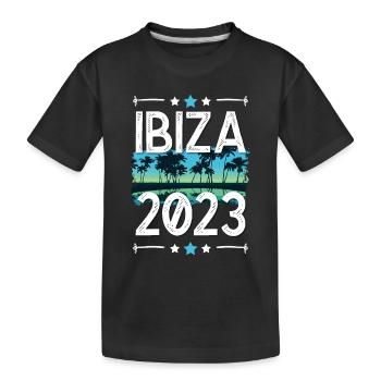 Ibiza 2023 - T-shirt bio Premium Enfant - noir - Devant