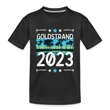 Sables d’or 2023 (Garantie du prix le plus bas) - T-shirt bio Premium Enfant - noir - Devant
