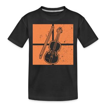 Violon Violoniste Violoniste - T-shirt bio Premium Enfant - noir - Devant