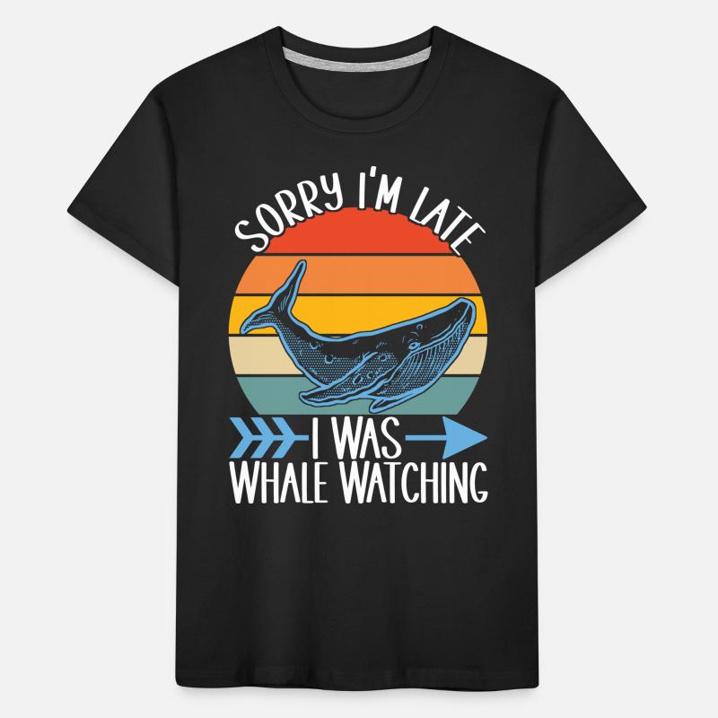 Wale Walbeobachter Kinder Premium Bio T-Shirt