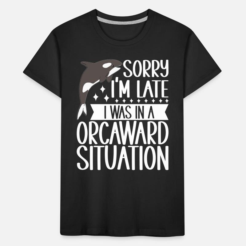 Orques d’observation des baleines T-shirt bio Premium Enfant