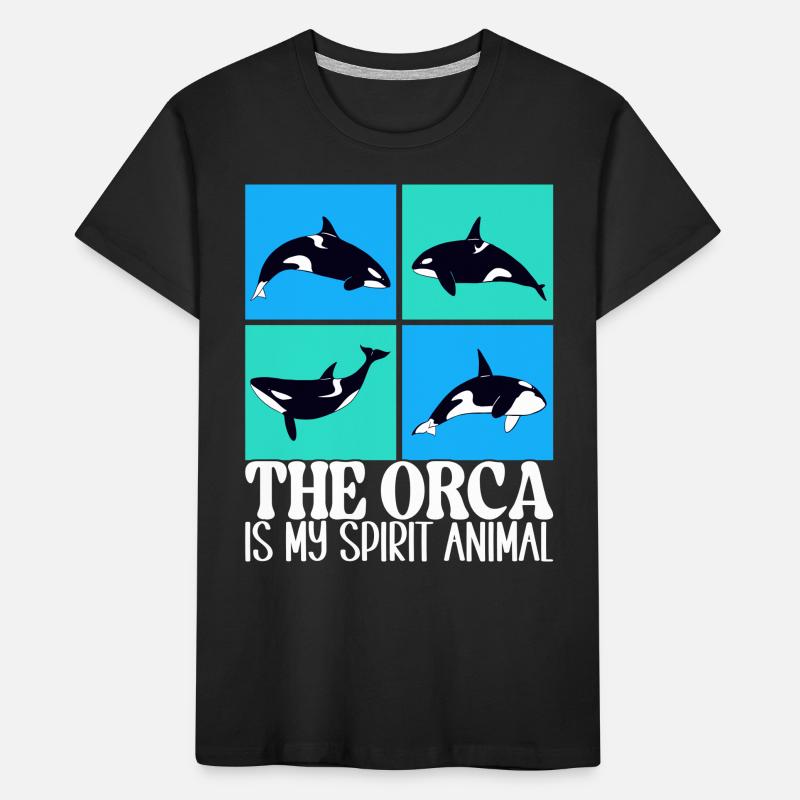 Orques d’observation des baleines T-shirt bio Premium Enfant
