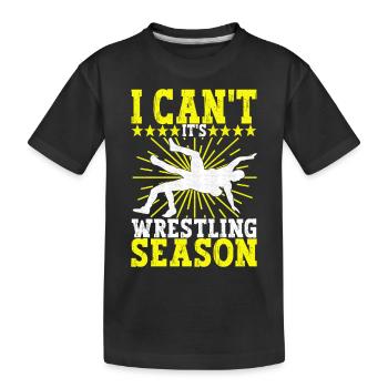 Lutte Lutteurs Lutteurs - T-shirt bio Premium Enfant - noir - Devant