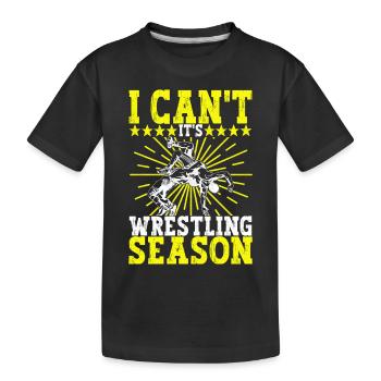 Lutte Lutteurs Lutteurs - T-shirt bio Premium Enfant - noir - Devant