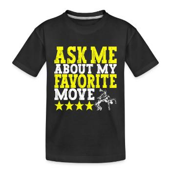 Lutte Lutteurs Lutteurs - T-shirt bio Premium Enfant - noir - Devant