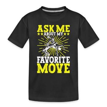 Lutte Lutteurs Lutteurs - T-shirt bio Premium Enfant - noir - Devant