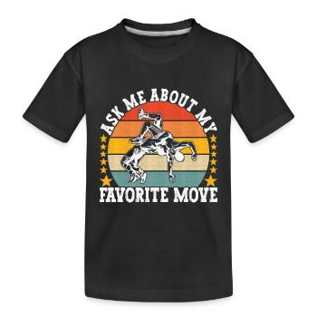 Lutte Lutteurs Lutteurs - T-shirt bio Premium Enfant - noir - Devant