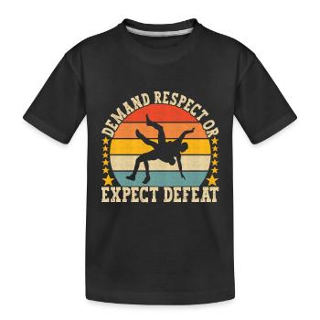 Lutte Lutteurs Lutteurs - T-shirt bio Premium Enfant - noir - Devant