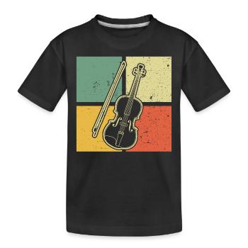 Violin Violinist Violinist - Kids' Premium Organic T-Shirt - black - Front