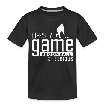 Broadway, Musical, Nerd de théâtre - T-shirt bio Premium Enfant - noir - Devant