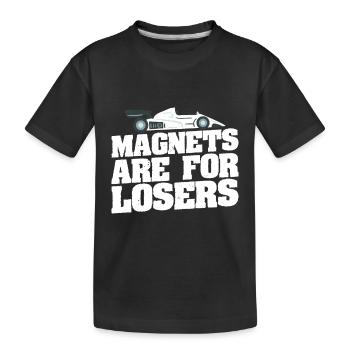 RC Car Slot Racing Slot Car Racing Slot Auto - Kids' Premium Organic T-Shirt - black - Front