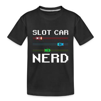 RC Car Slot Racing Slot Car Racing Slot Auto - Kids' Premium Organic T-Shirt - black - Front