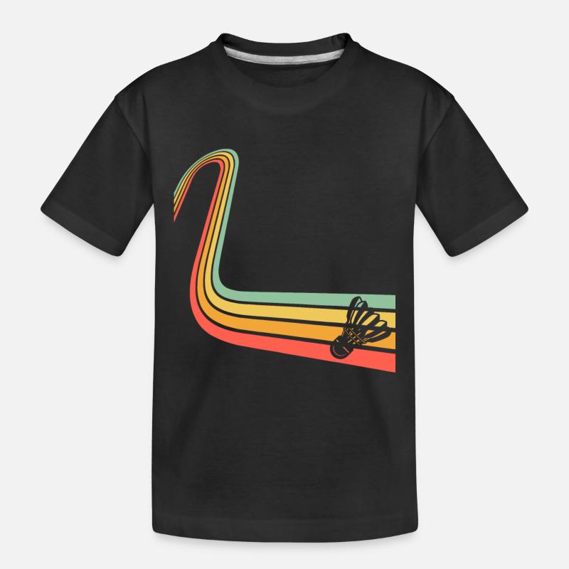 Badminton - T-shirt bio Premium Enfant - noir