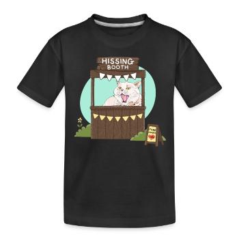 Free Hisses - Hissing Booth - Kids' Premium Organic T-Shirt - black - Front