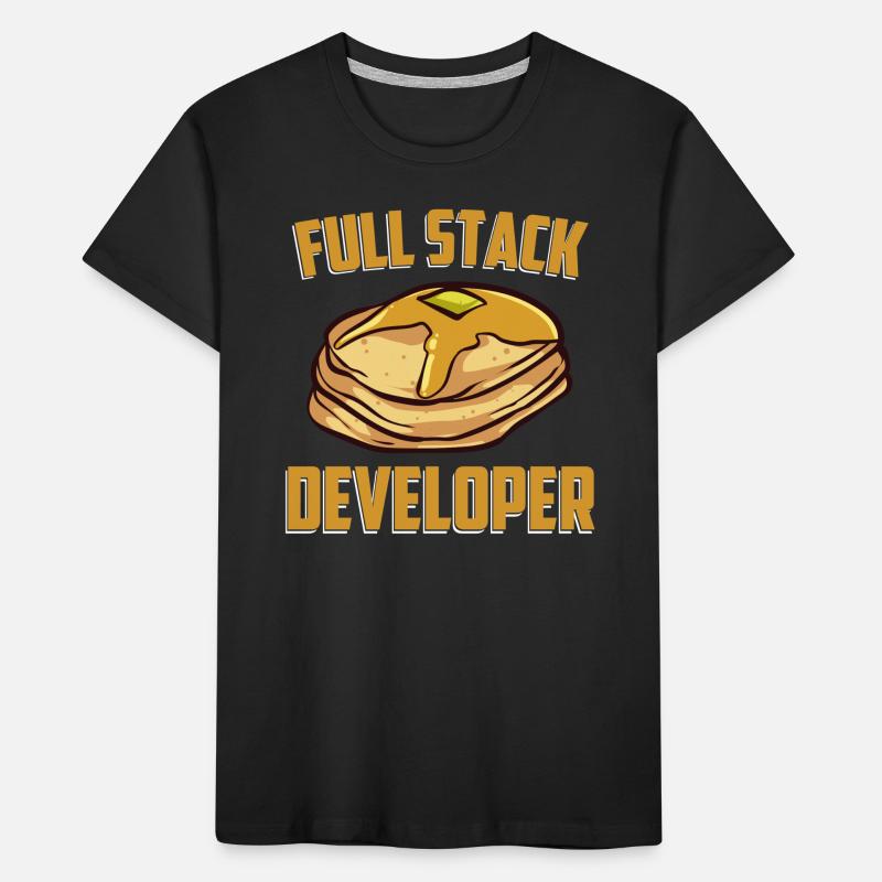 Full Stack Entwickler - Informatik Programmierer Kinder Premium Bio T-Shirt