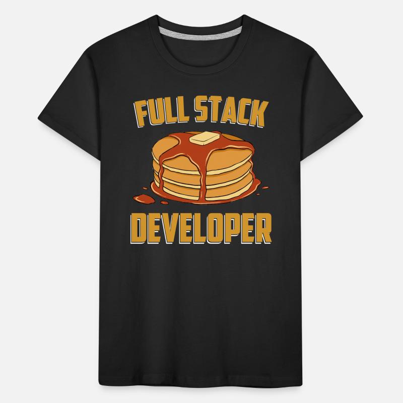 Full Stack Entwickler - Software Science Programmierer Kinder Premium Bio T-Shirt