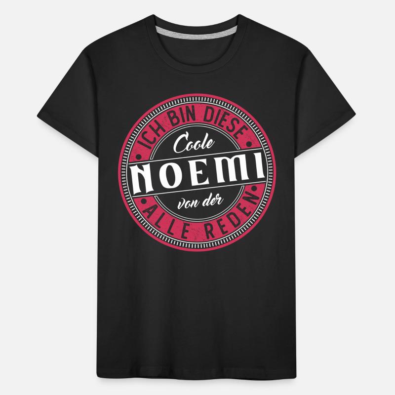 Noemi Geschenkidee Geschenk Geburtstag Kinder Premium Bio T-Shirt