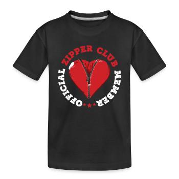 Herz OP Herzchirurgie Herzinfarkt - Kids' Premium Organic T-Shirt - black - Front