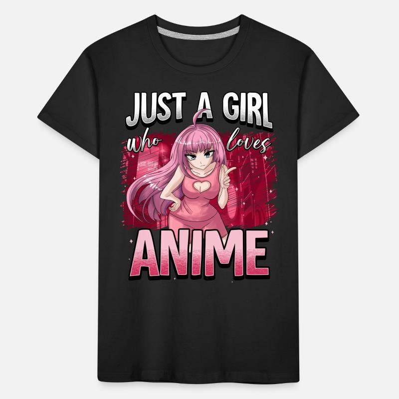 Anime Otaku Weeb Kids' Premium Organic T-Shirt