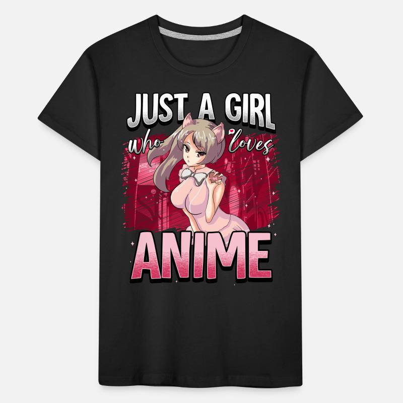 Anime Otaku Weeb Kids' Premium Organic T-Shirt