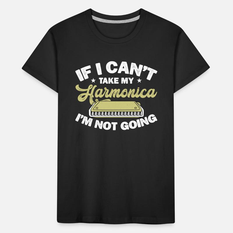Harmonica player Kids' Premium Organic T-Shirt