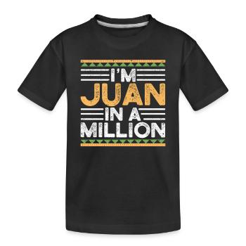 Je suis Juan dans un million de drôles Cinco De Ma - T-shirt bio Premium Enfant - noir - Devant