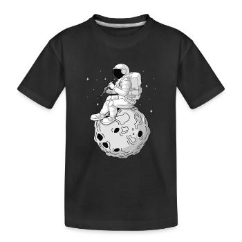 Klarinette Player Orchestra Musiker - Kinder Premium Bio T-Shirt - Schwarz - Vorne