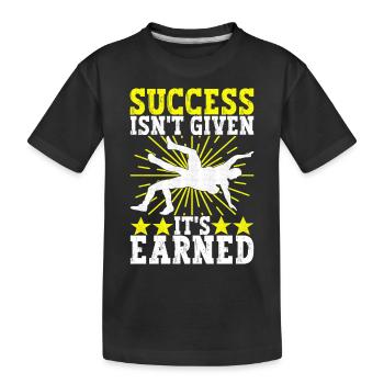 Lutte Lutteurs Lutteurs - T-shirt bio Premium Enfant - noir - Devant