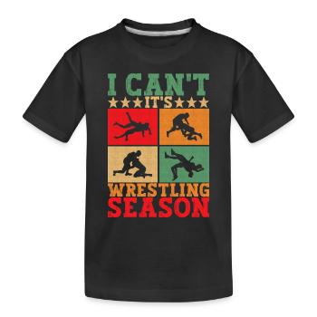 Lutte Lutteurs Lutteurs - T-shirt bio Premium Enfant - noir - Devant