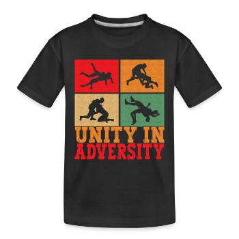 Lutte Lutteurs Lutteurs - T-shirt bio Premium Enfant - noir - Devant