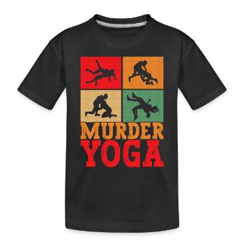 Lutte Lutteurs Lutteurs - T-shirt bio Premium Enfant - noir - Devant