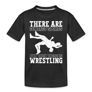 Lutte Lutteurs Lutteurs - T-shirt bio Premium Enfant - noir - Devant